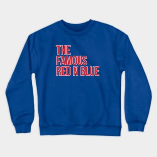 The Famous Red and Blue Crewneck Sweatshirt